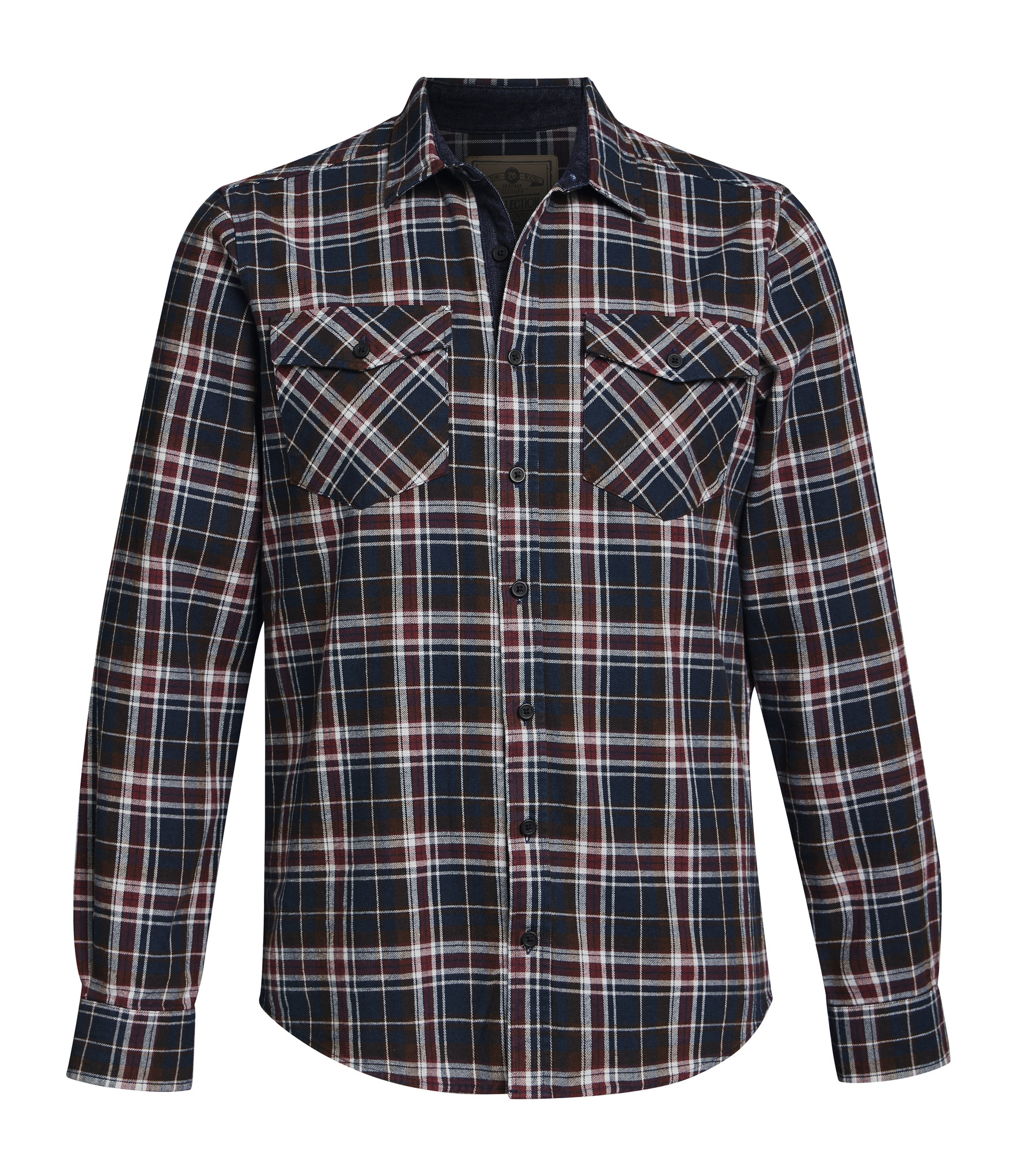 Camisa PLAID FLANNEL Azul / Vermelho